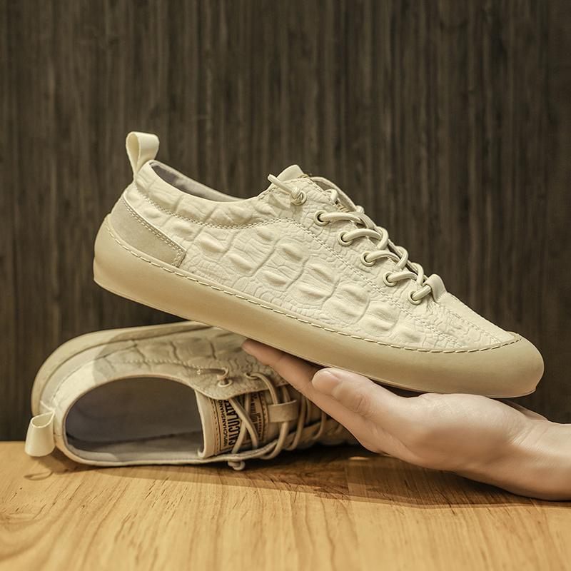 

Модные дышащие парусиновые туфли PARZIVAL Ice Silk Man Повседневные туфли без застежек Мужские кроссовки Мужские мокасины Теннисные мягкие легкие балетки 44 бежевый