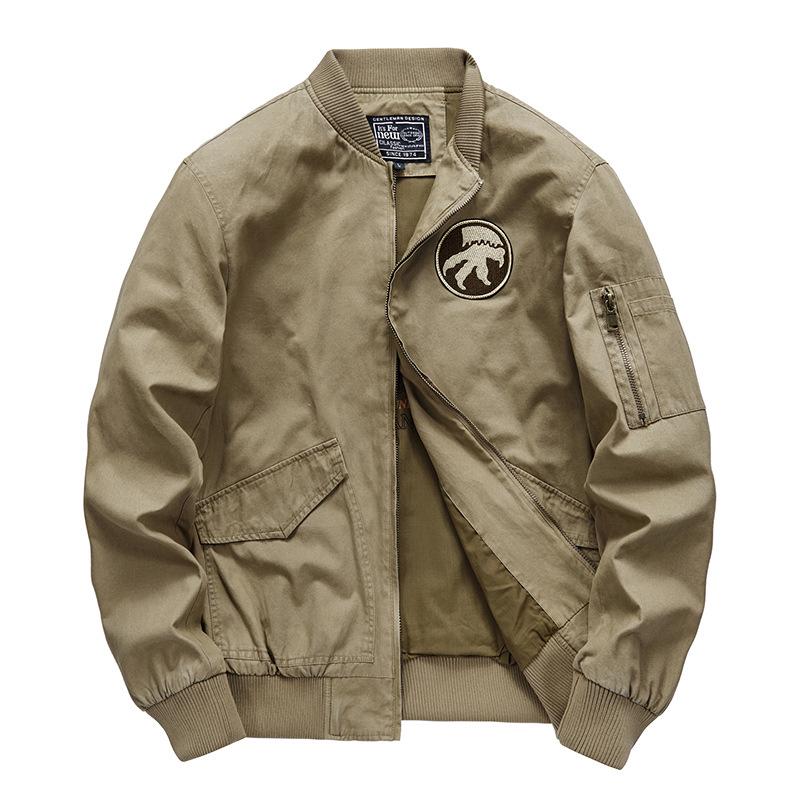 Spring and Autumn Jacket Men's Casual Daily Korean Edition Trend Comfortable Youth Baseball Jacket Flying Jacket Men's