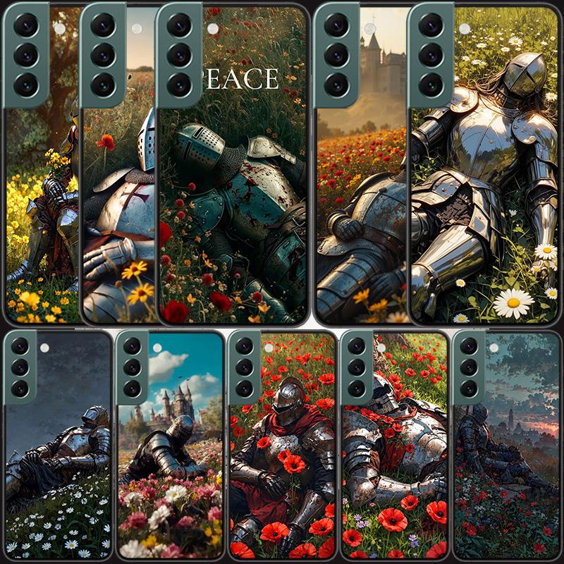 Flower Knight of the Light Phone Case For Samsung Galaxy S22 S25 Ultra S21 S10 Plus S26 Edge S20 S23 S24 FE Cover Silicone S