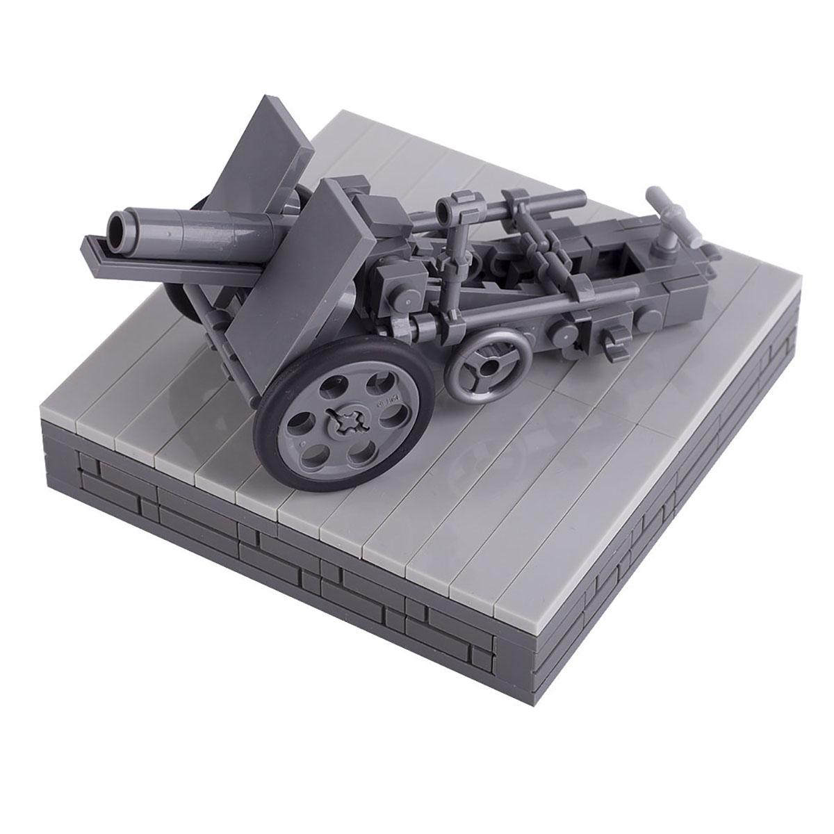 

Набор военных строительных блоков времен Второй мировой войны, пулеметы, оружие-SIG33, аксессуары для пистолета, кирпичи, детские игрушки «сделай сам»