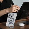 For Apple, for IPhone 16 ProMax Phone Case, Hardware Lens Frame, Skin Protection Cover, Magnetic Suction Pivot Case
