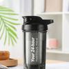 1pc, Plastic Sports Fitness Shaker Cup, Portater Bottle, Coffee Cuuitable for Kitchen, Restaurant, Fitness, Camping, Work and School