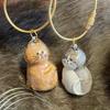 1PC Transparent Cat Fur Collection Charm Keepsake Clear Cat Hair Capsule Keychain Personalized Pet Fur Memorial Gift 5x4cm
