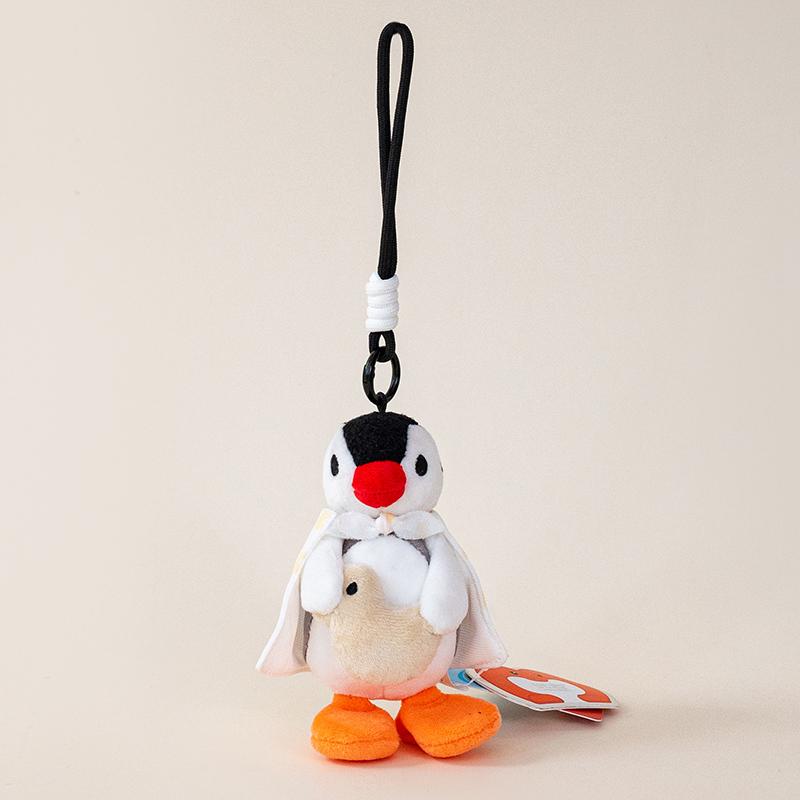 Genuine Pingu Penguin Plush Toy Pendant Adorably Penguin Doll Couple Keychain Car Key Holder Kawaii Home Decor Toys Xmas Gift