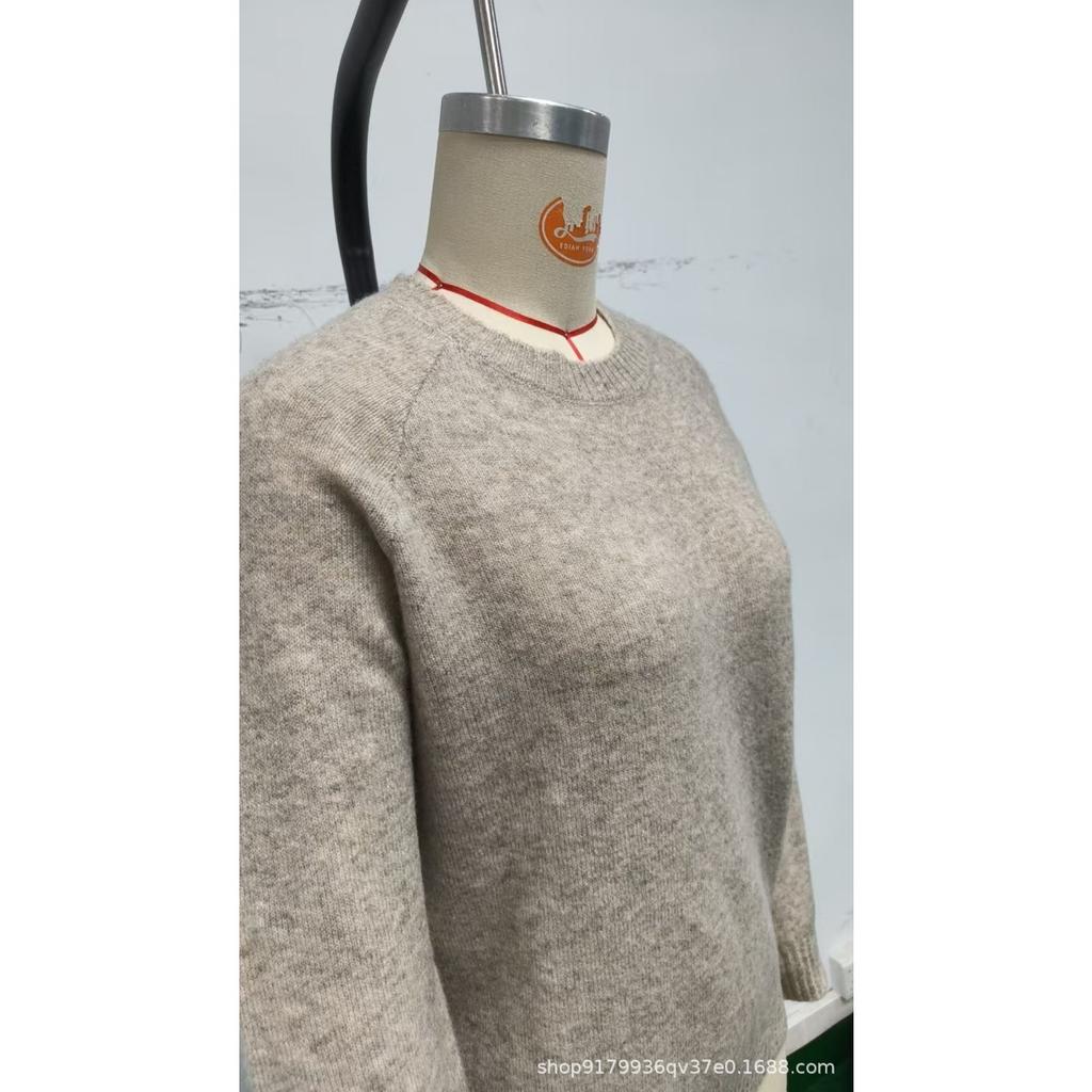 Damski Vintage Miękki Sweter Dzianinowy, Luźny Codzienny Sweter, Wiosna Jesień