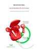 2025 Violent Bear Bluetooth Earphones: Wireless, Mini, High Quality, Long Battery Life, T58 Gift Ornament