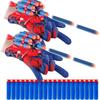 Children's wrist toy five hole wristband hero launcher soft spring suction cup spinning spray