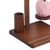 Magnetic Yarn Holder Wooden Yarn Dispenser with Storage Cylinder Yarn Ball