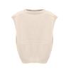 Fashionable Girls V-neck Knitted Vest All- Waistcoat Temperament Casual Sweater
