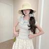 2025 Women's Trendy Slim-Fit Sweet Bow Short-Sleeve Top - Versatile & Flattering