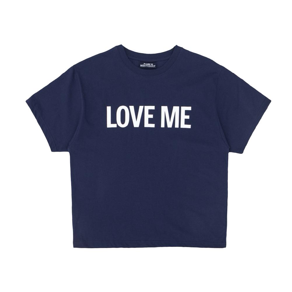 Tomseubeolseudei Love Me Half T-Shirt Navy