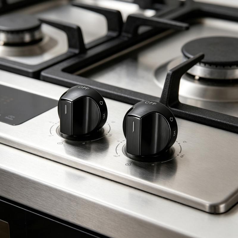 Replacement Gas Stove Oil Quick Installation Control Knob for W11620557 W11510457 WFG550S0LV4 WFG550S0LV5 WFG525S0JV5