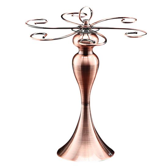 Elegant Metal Wine Glass Stemware Hanging Holder Storage Display Drying Rack