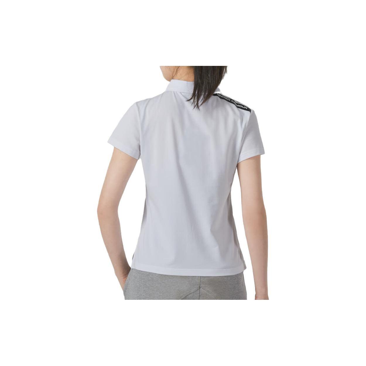 

Under Armour Однотонная повседневная спортивная рубашка поло Женские топы Белый 22500519-100 S