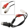 Premium AUX Audio Adapter For Kenwood CD Player For RCA To 13 Pin Connector