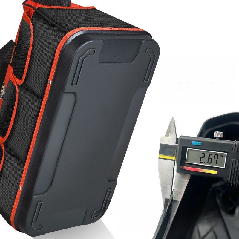 Sturdy & Durable Large Canvas Electrician Tool Bag for Woodworking, Multifunctional & Diagonal Design for Men