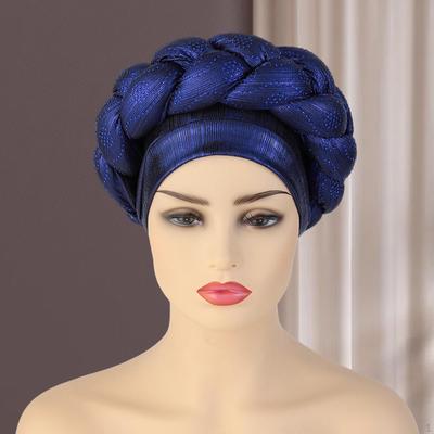 African Turban Head Wraps Bonnet Hijab Hat Hair Cover Headwrap Women Beanie Cap