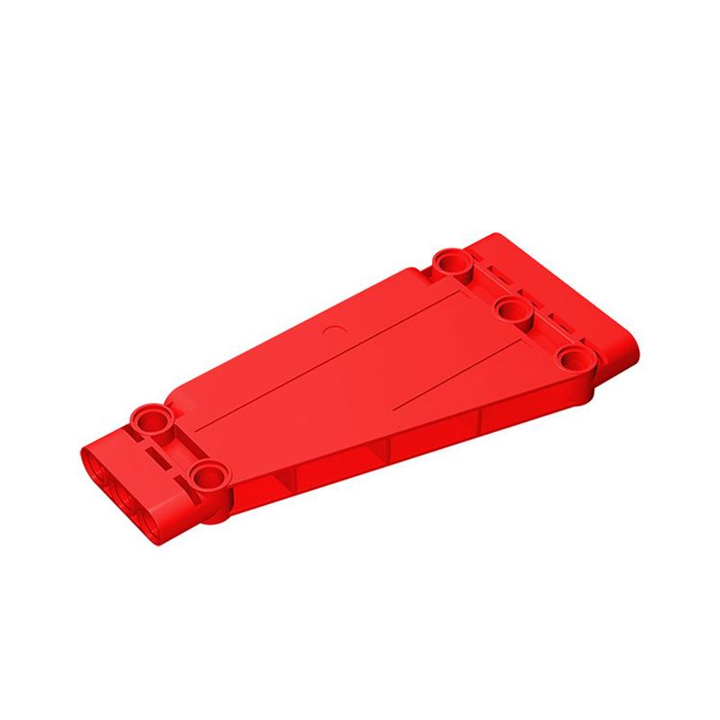 

10pcs 18945 Panel Plate 5 x 11 x 1 Tapered Bricks Collections Bulk Modular GBC Toy For Technical MOC Buildings Blocks Compatible 10pcs красный