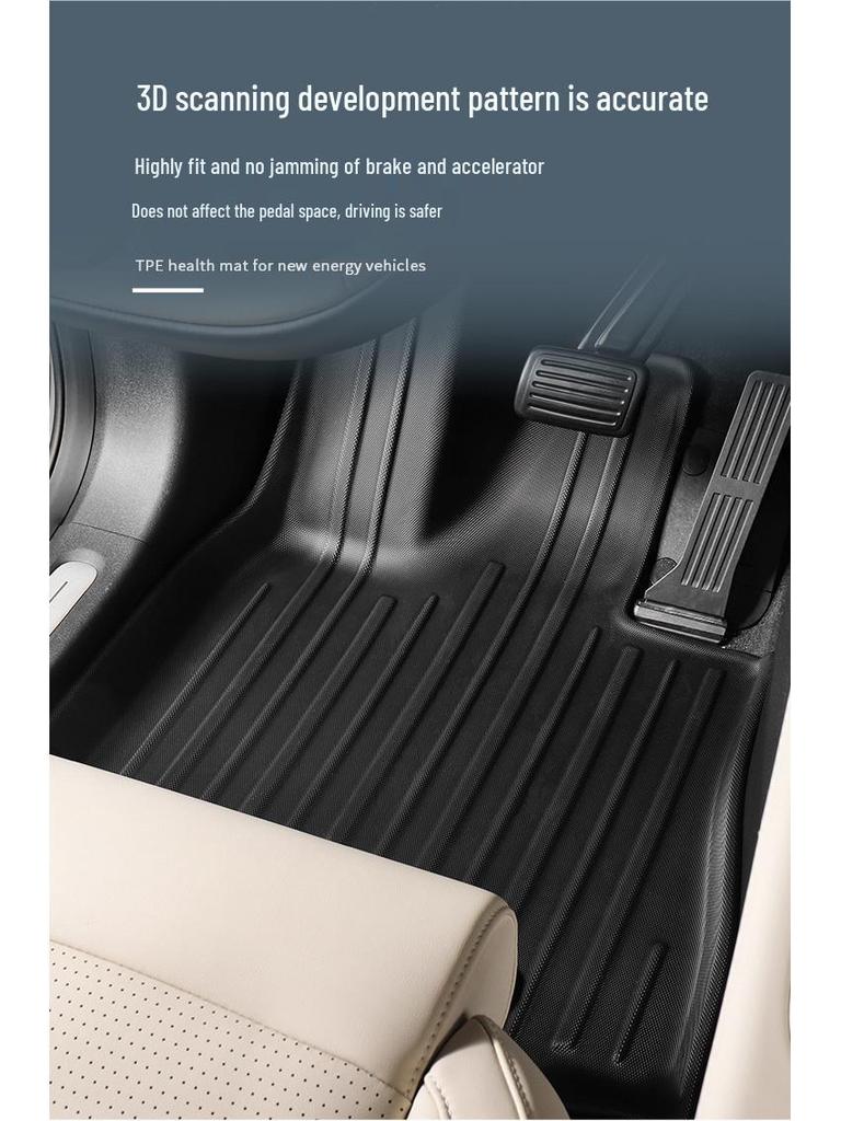 Fits 2020-2025 Land Rover Defender 110: All-TPE Floor, Trunk, and Seat Backrest Mats