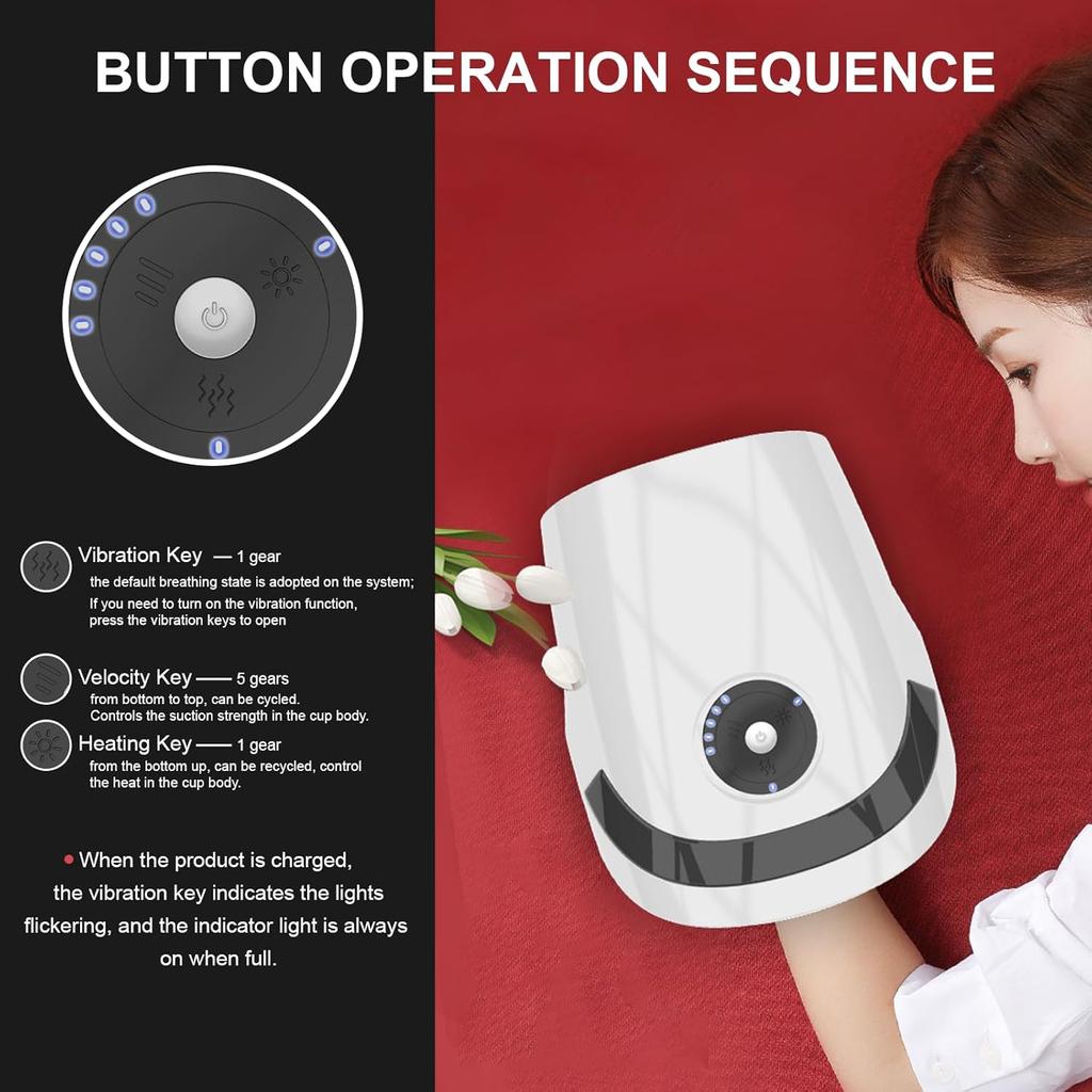 Electric Finger Massager Palm Finger Air Pressure Kneading Heat Therapy Smart Wireless Multi-Function Hand Massager