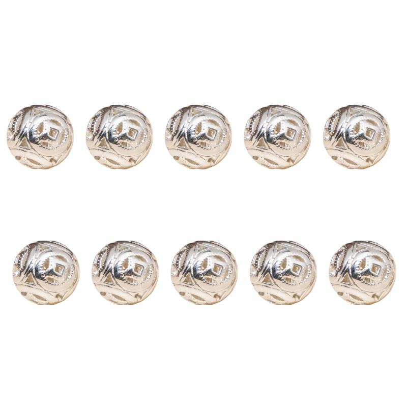 10Pcs Cloud Pattern Buttons Metal Sewing Buttons Fasteners For Garments Jackets Dress Dressmaking Clothing Accessories