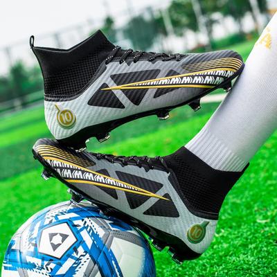 Pantofi de Fotbal Bărbați Top Înalt AG Gheare Lungi Gazon TF Gheare Mărunțite Tineret Student Adult Joc Antrenament Adidași