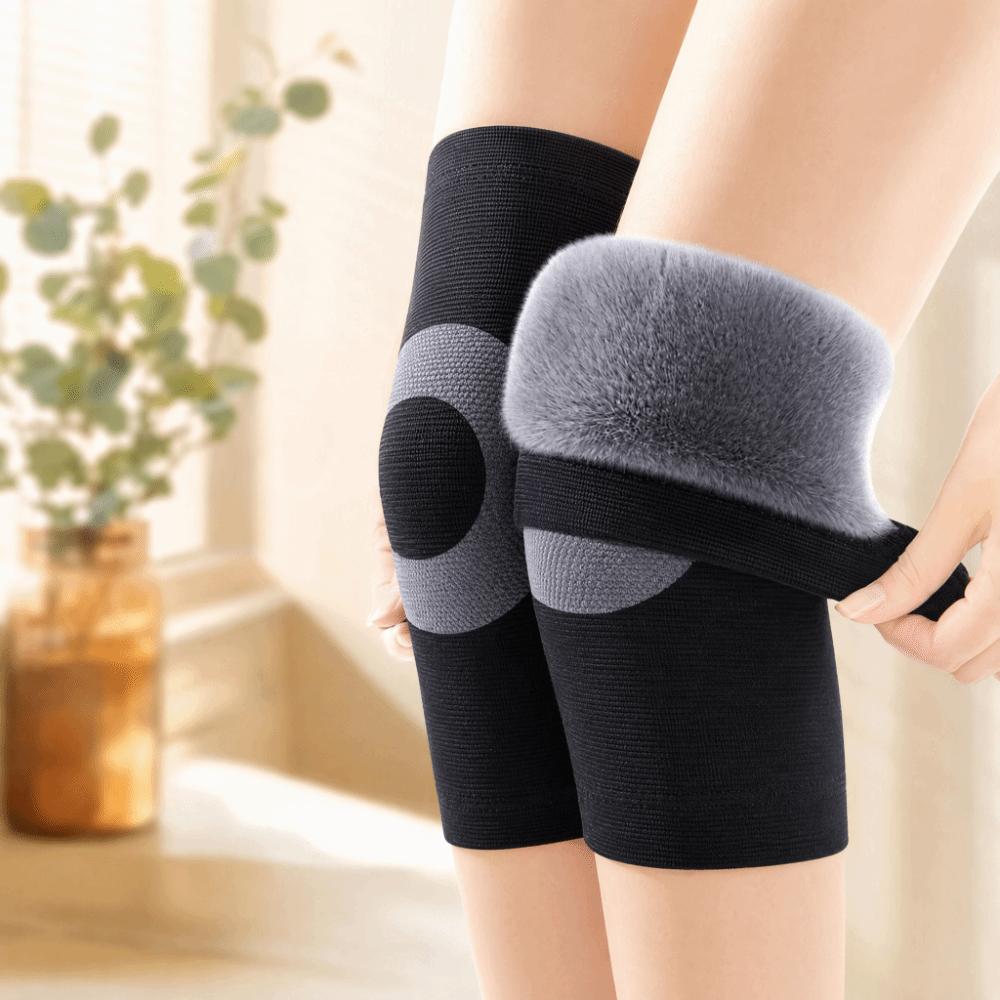 Plus Velvet Elderly Leg Sleeve Warm Knee Warmers New Thickened Knee Pads Cold Legs