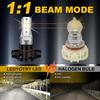 PSX24W 2504 LED Fog Light Bulbs or DRL, 4000LM Super Bright 6000K Xenon White, 12276 Fog Lights Bulb Replacement for Cars, Play and Plug (Pack of 2)
