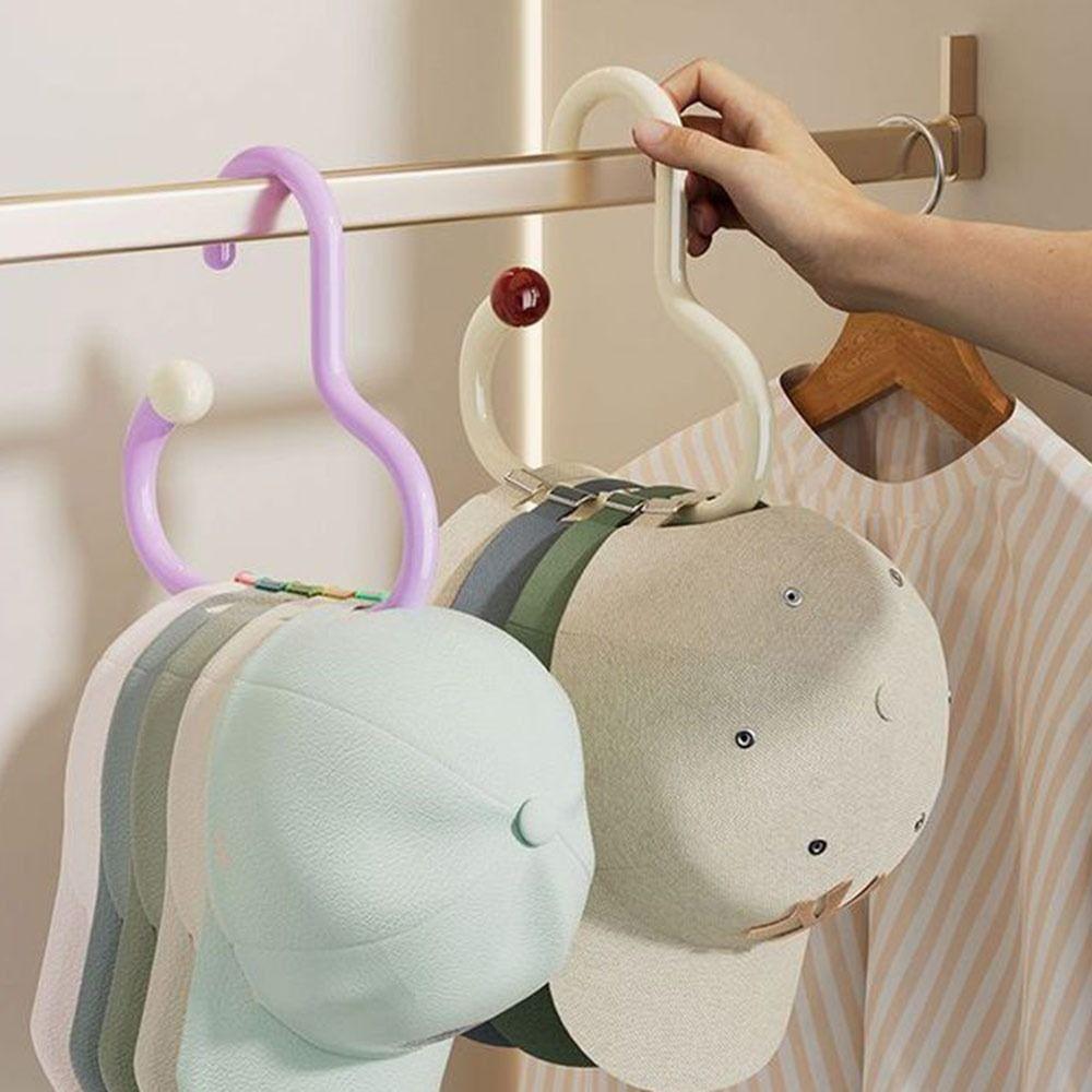 New Dopamine Hat Hook Circle Ring Non-slip Hat Storage Hook Non-marking Hat Display Racks for Cloakroom
