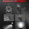 E16 Round LED Work Light 14000LM Super Bright Driving Fog Light Motorbike Auxiliary Lights 9-30V Fog Lamps For ATV Tractor Truck