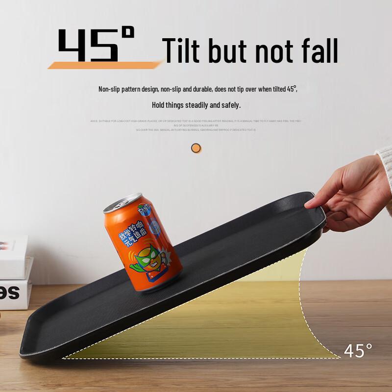 Homeglen Rechteckiges Rutschfestes Serviertablett