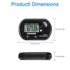 Aquarium Thermometer LCD Digital Fish Tank Thermometer with Water-Resistant Sensor Probe and Suction Cup for Turtle Incubators Terrarium Water