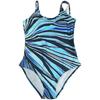 Shaping swimsuit with stripes, blue padded plus size. Shaping swimsuit with stripes, blue padded plus size. XXL