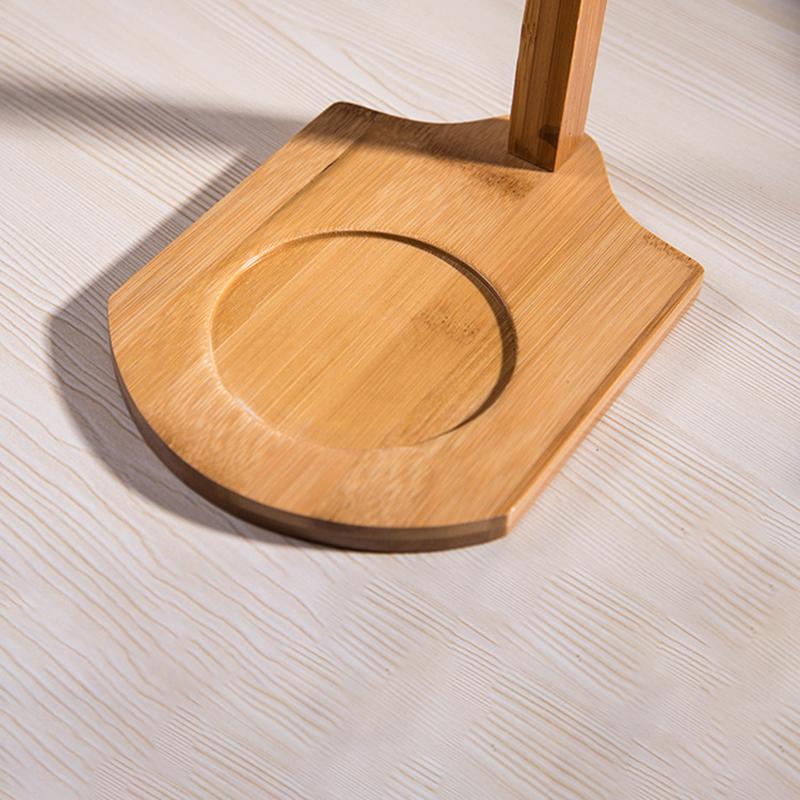 Tassenhalter Tassenständer - Bambus Kaffeetassenständer Heimaufbewahrung Kreativer Teebecher- und Untertassen-Präsentationsorganisator - Fassungsvermögen für 6 Tassen