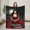 Vampire Diaries Damon Salvatore Blankets Velvet Spring/Autumn  Portable Warm Throw Blankets for Sofa Bedroom Bedspread