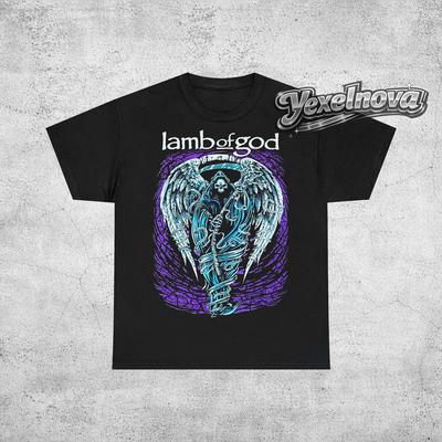 Lamb of God Omens Album T-Shirt – Ashes of the Wake Metal Band Merch