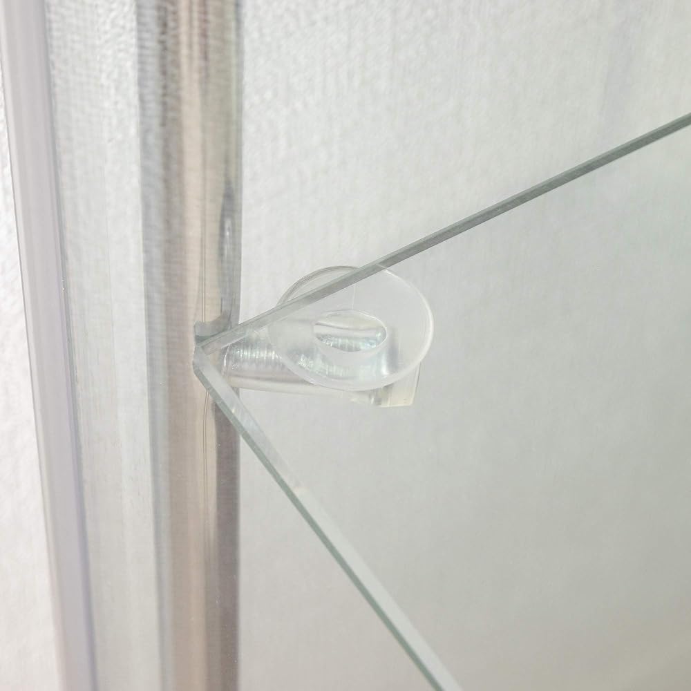 Fuji Boeki Collection Case, Figure Case, 3 Tiers, 42.5cm Wide x 36.5cm Deep x 86cm High, Brown, Tempered Glass, Full Glass, Assembly Required, 96049