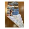 Ukiyo-e Tenugui Towel - Chj-jinbutsu-giga (Scroll of Animals and Humans) Right Panel by Jakuchu Ito - 100% Cotton - Premium Japanese Tokka Fabric -