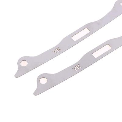 2Pcs Broken Opening Gap Rotten Buckle Repairer Bracket For 8Th Generation Civic Fd Fd2 Front Bumper Repair Metal Plate Buckle