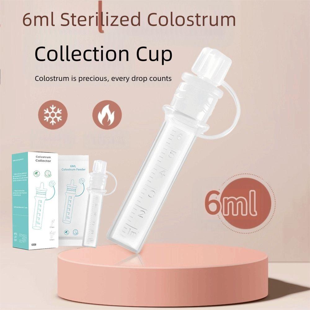 6ml Colostrum Collector Food Safe Baby Feeding Device Breast Milk Collection  Newborn Care