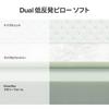 ZINUS Memory Foam Dual Pillow Memory Foam Pillow Dual Pillow White 40 X 60 X 15cm