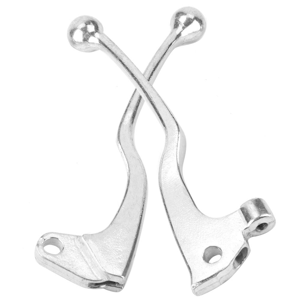 EBTOOLS Brake Levers, 1 Pair Motorcycle Clutch Brake Lever Handles for Ya-ma-ha YZ80 / YZ125 / TW200