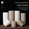 CHULV 60ml Biodegradable Rice Husk Disposable Tea Cups