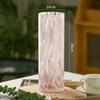 Pink Simple Glass Vase Hydroponic Household Flower Arrangement Decoration Ornament Floreros Decorativos Moderno