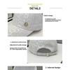Seasonal Floral Embroidered Baseball Cap - Black Mesh Cap, Outdoor Sports and Casual Wear, Sports Cap | Fashionable Dad Cap | Durable Helmet