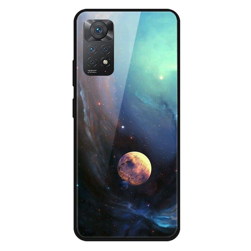 Fashion Glass Cover For Xiaomi Redmi Note 10 / Note 11 / Note 12 Case Tempered Glass Covers for Xiaomi Redmi Note 12 4G Case