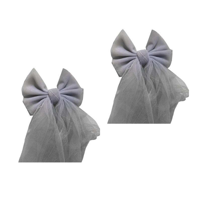 

2Pieces Color Lace Bows Curtain Ties Tiebacks Beautiful and Functional Holdbacks for Elegant Curtains Decoration