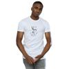Looney Tunes Mens Bugs Bunny Drawing Instruction T-Shirt