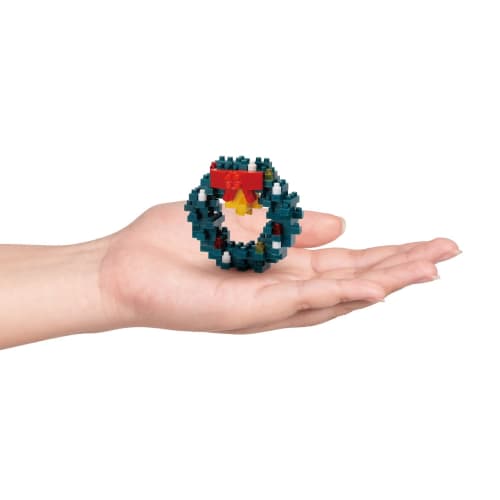 Kawada Nanoblock Christmas Wreath 100 Pieces 2.4 X 5.6 X 4.7cm Ages 12+ Interior Hobby NBC_382