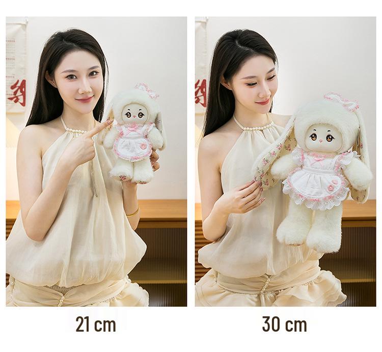 Nina's Cute Sheep & Rabbit Plush Doll: Long-Eared Children's Companion & Pillow Gift